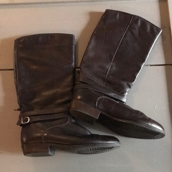 Santana Canada Shoes - SANTANA Mid Calf Winter Leather Boot Brown 9.5